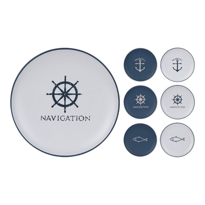 Nautical Plate Stoneware 