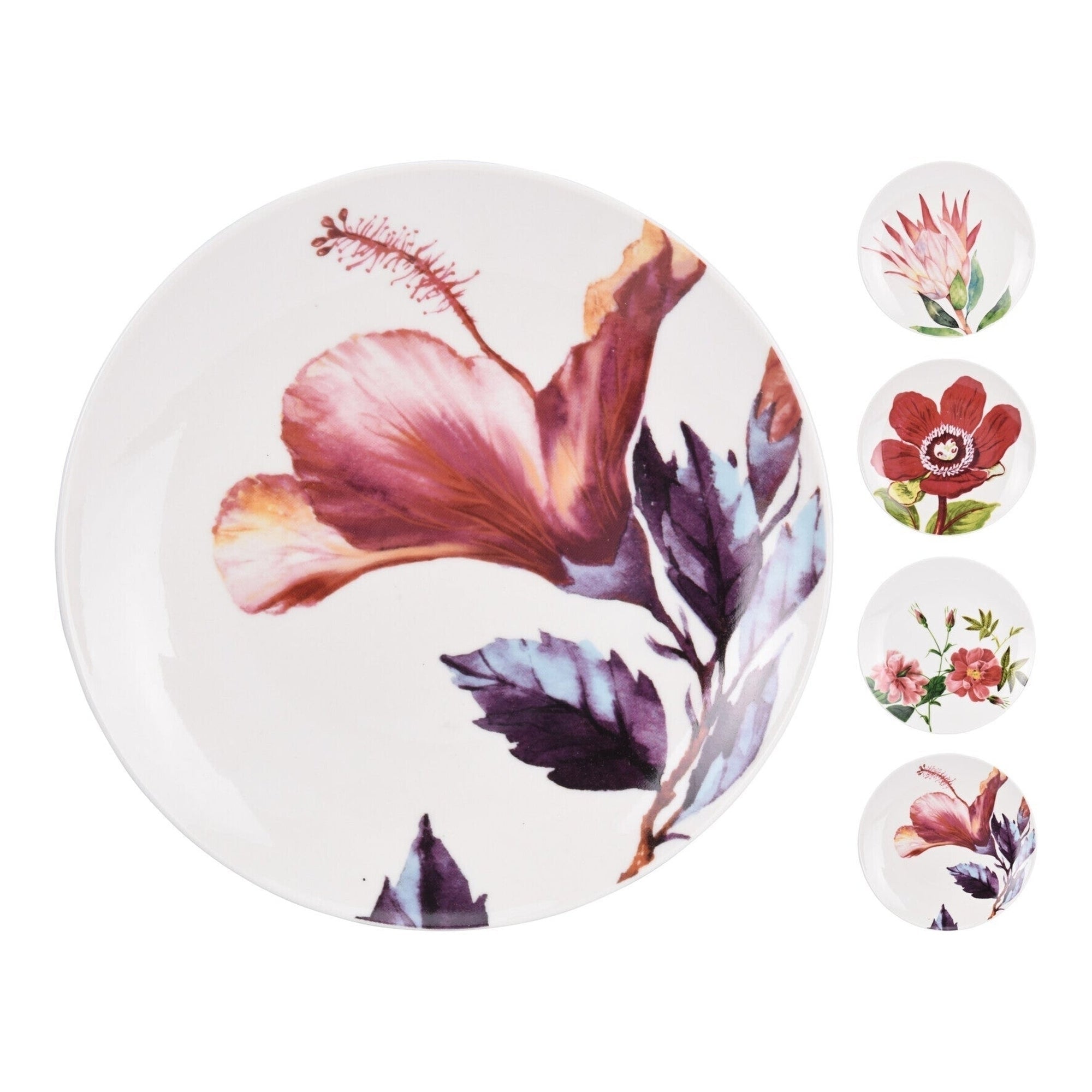 Plate, New Bone China Porcelain, 8In, Last Chance 