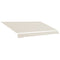 Outsunny Retractable Awning Canopy: 11'x8' Cream White Fabric Replacement for Outdoor UV Blocking Sunshade