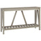 Farmhouse Entryway Table, Rustic Console Table with Storage Shelf for Living Room and Hallway, Distressed Grey