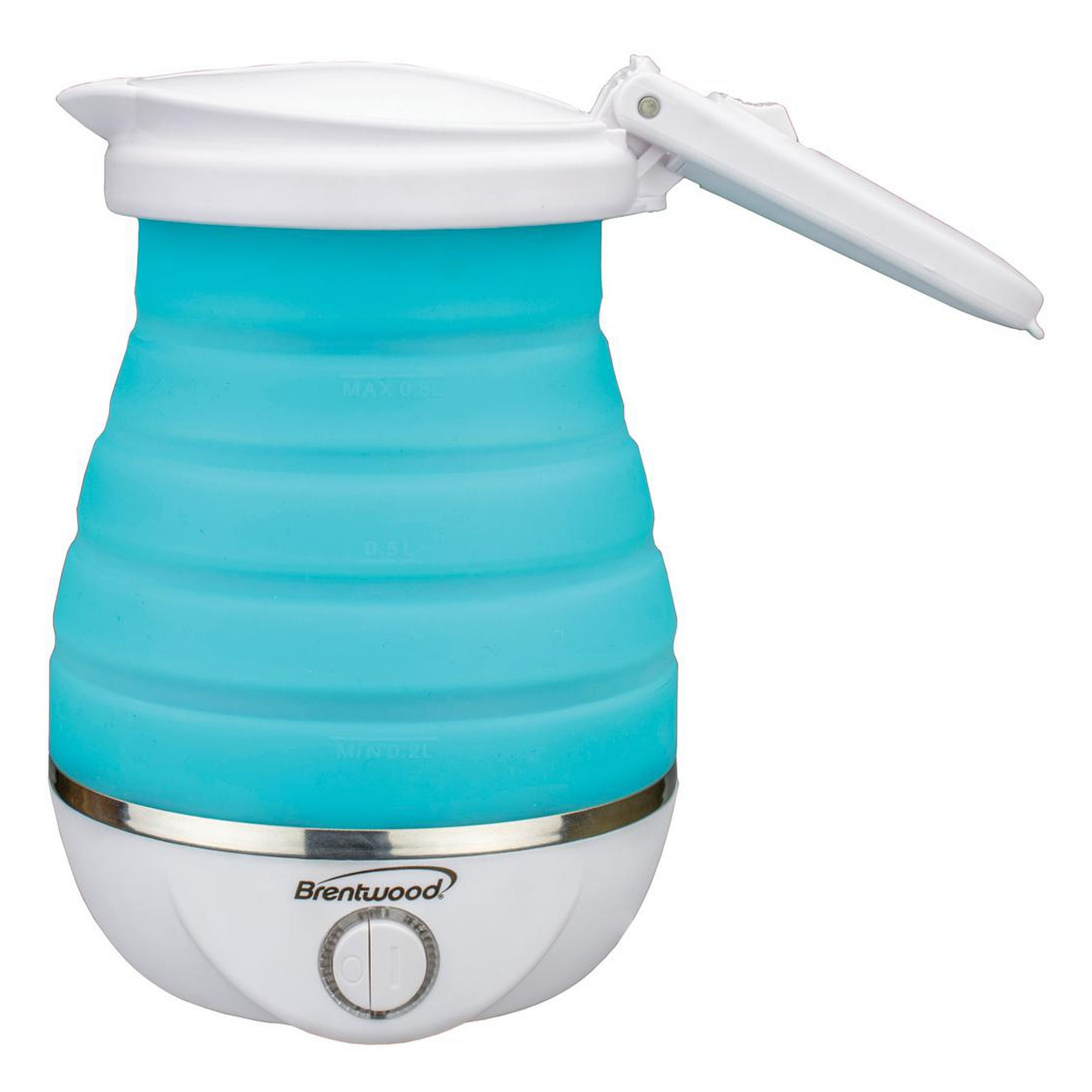 Brentwood Dual Voltage 3.3 Cup Collapsible Travel Kettle in Blue - Free Shipping 