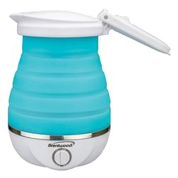 Brentwood Dual Voltage 3.3 Cup Collapsible Travel Kettle in Blue - Free Shipping 