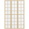 HOMCOM 3 Panel Room Divider, 5.6 ft Folding Wall Divider Room Partition for Home Office, Bedroom