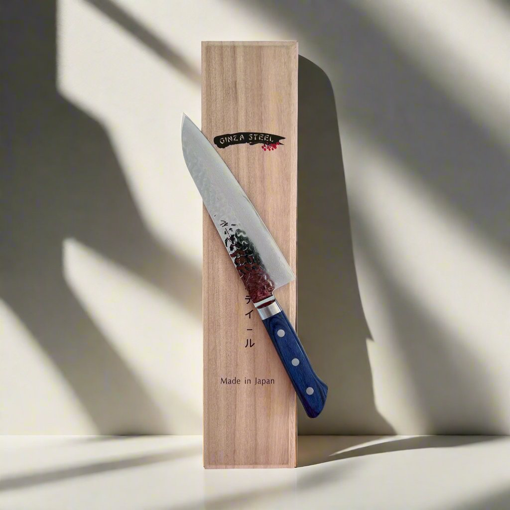 KASUMI 180- Damascus VG10 Santoku Knife 180mm-RB 