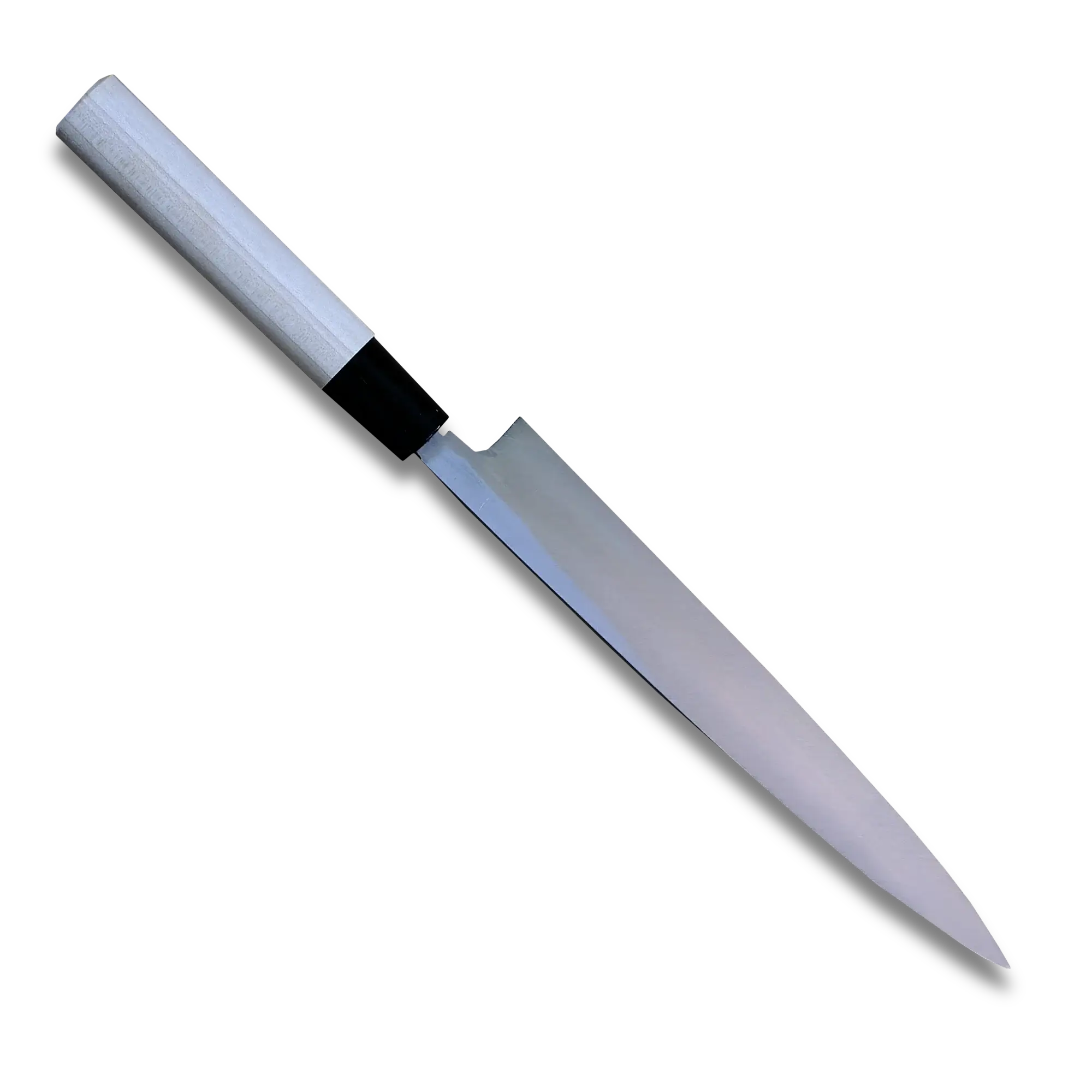 Kaze no Hikari 210 | Yanagiba 210mm  carbon steel SK5, soft iron Blade | Made in Japan 