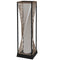 Rattan Solar Floor Lamp, Decorative Outdoor Lamp with Auto On/Off LED Lights, IP44 for Patio, Porch, Pathway, Brown
