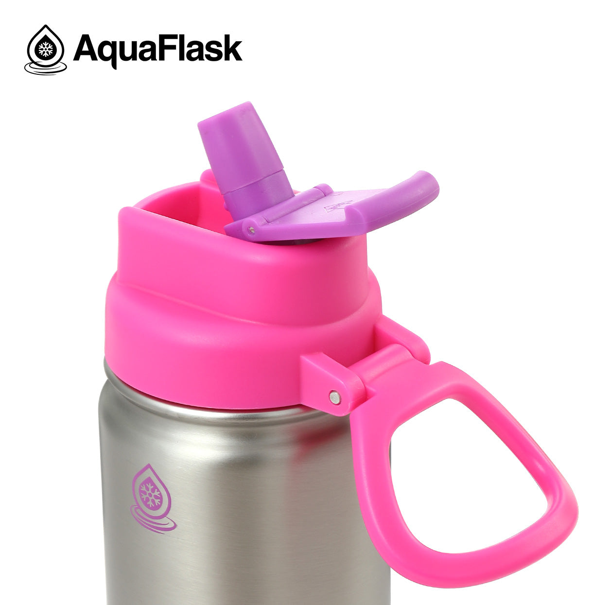 AquaFlask Kids FlipSip 414mL (14oz) Water Bottles 