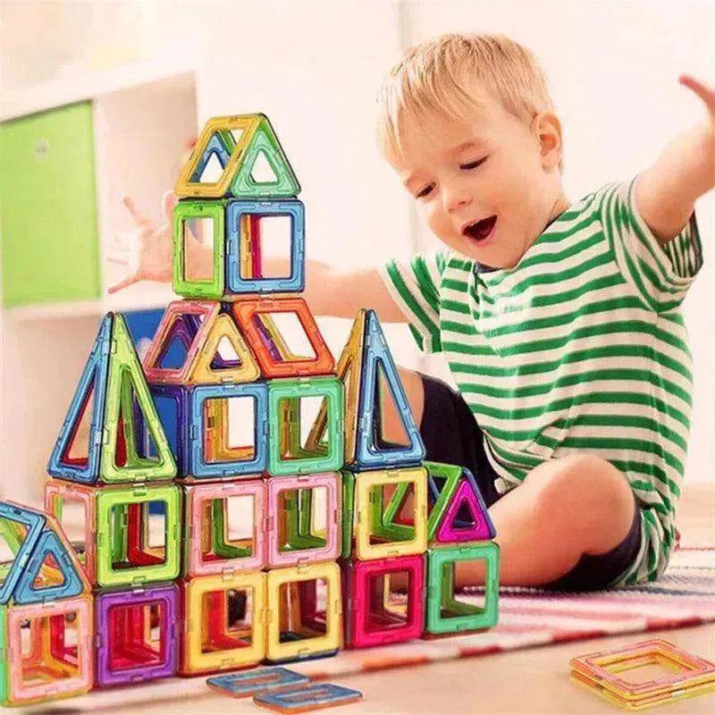 Kids' Magnetic Building Blocks DIY Magnet Toys - Construction Set Gifts 