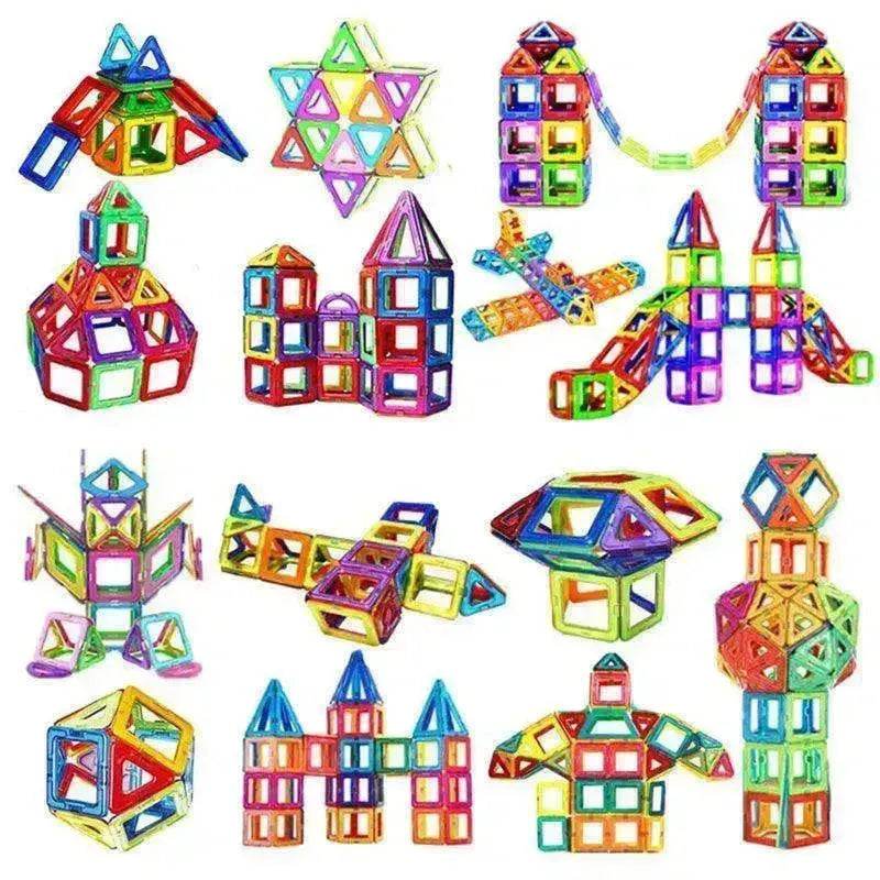 Kids' Magnetic Building Blocks DIY Magnet Toys - Construction Set Gifts 
