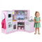 Kids Corner Pretend Kitchen Playset with Separated Washing Basin-Pink