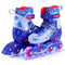 Kids Inline Skates with Light Up Wheels for Beginners Ages 9-14-Blue