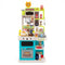 Kids Kitchen Playset Pretend Play Kitchen with Realistic Sounds and Lights