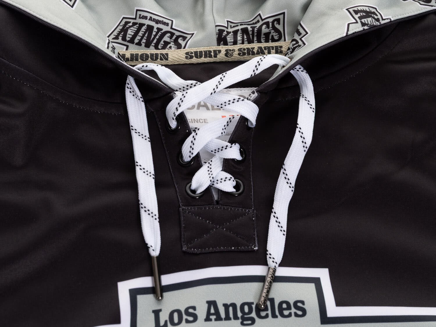 Los Angeles Kings Hockey Lace Hoodie 