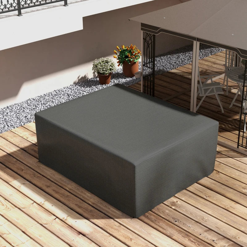 Large Patio Furniture Covers, Outdoor Furniture Covers, Garden Set Protector Waterproof Anti-UV Protection, Grey
