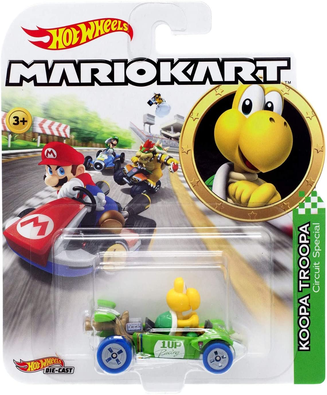 Hot Wheels Die-Cast 1/64 Mario Kart - Koopa Troopa Circuit Special 