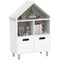 Qaba 3 Tier Kids Bookshelf with Two Drawers, for Bedroom, Kids Room, White
