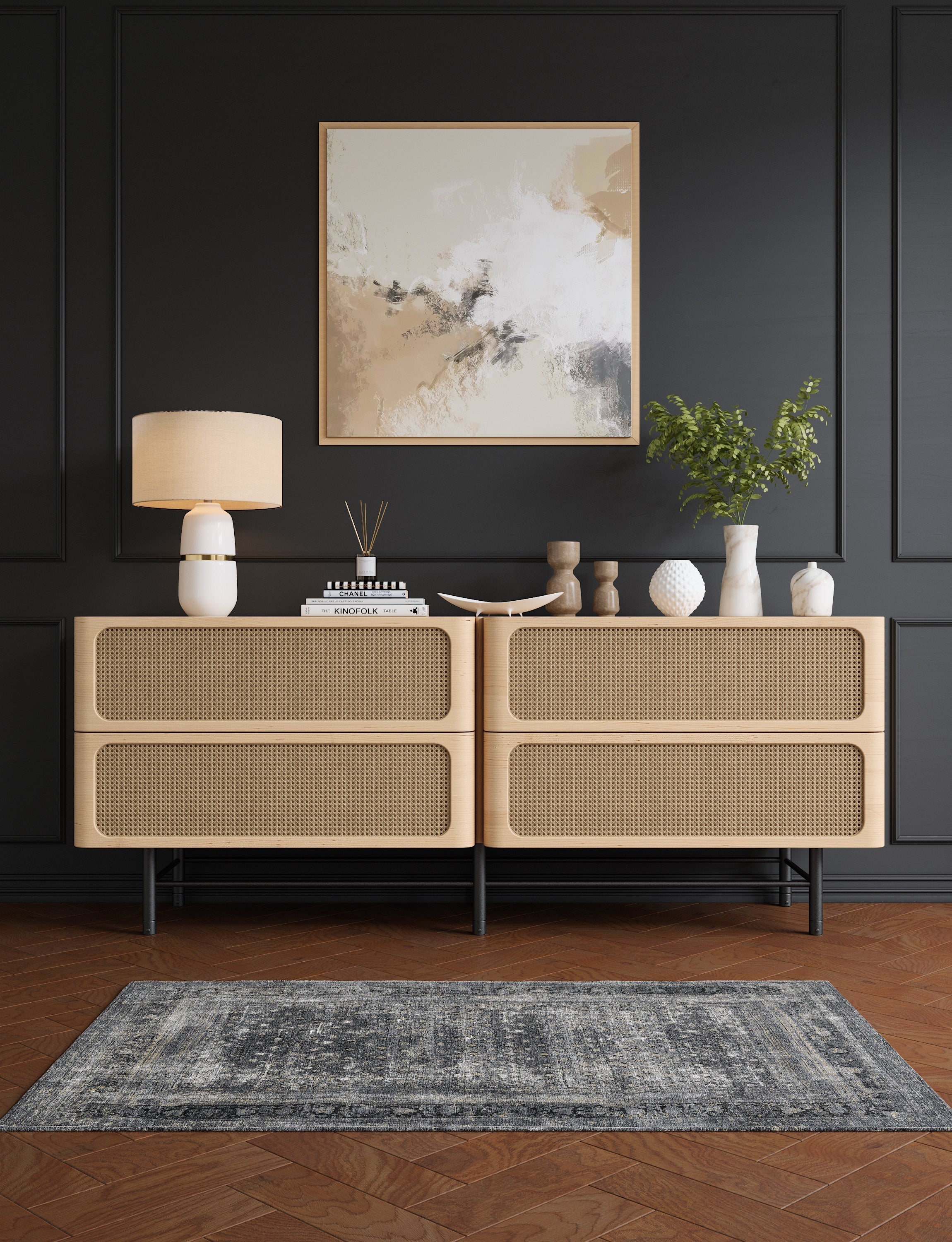 Regal Black Gold Sand Rug 