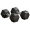 Soozier Rubber Dumbbells Weight Set, Total 30lbs Dumbbell Hand Weight for Body Fitness Training for Home Office Gym, 2 x 15lbs