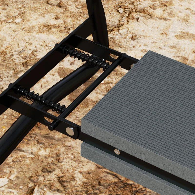 Garden Kneeler and Seat Stool, Folding Gardening Stool Kneeling Chair with Thicken Pad and Handles