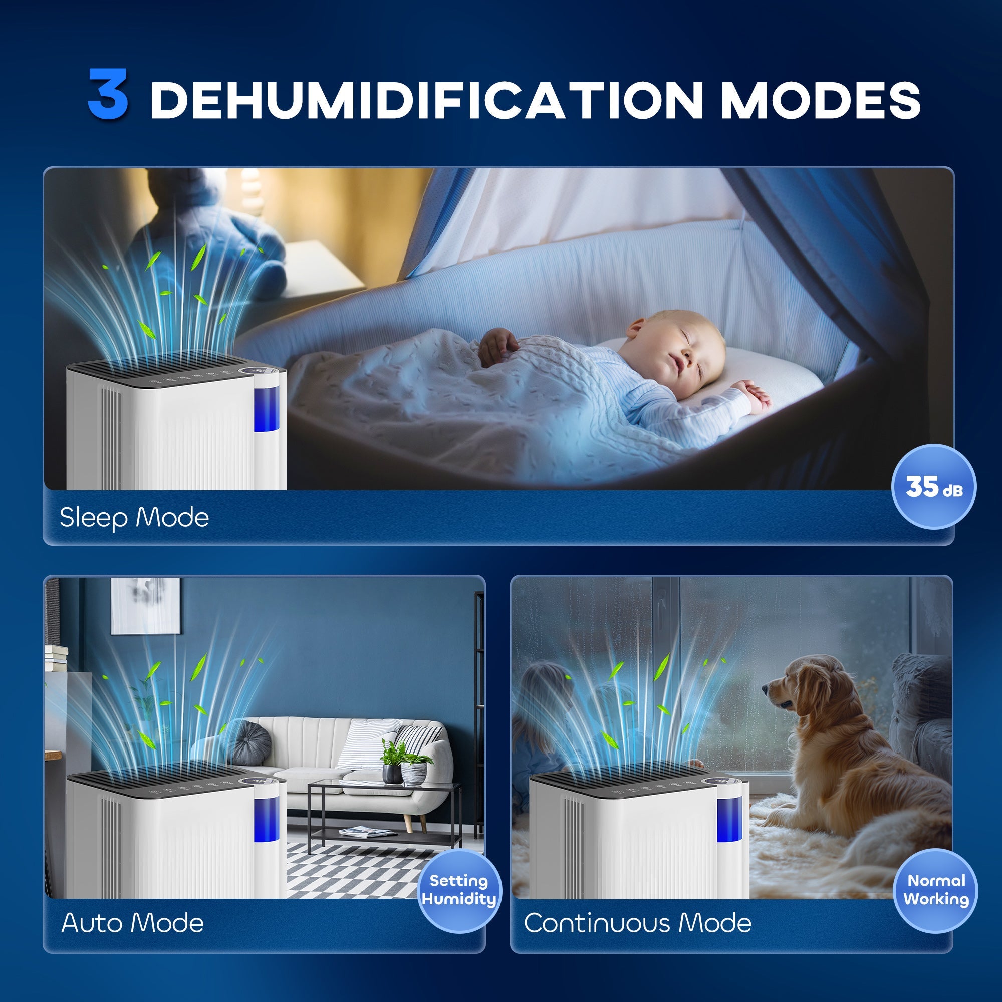 HOMCOM 25pints/Day Dehumidifier with Continuous Drainage, Timer, Dehumidifier for Condensation, Mould, Laundry Drying 