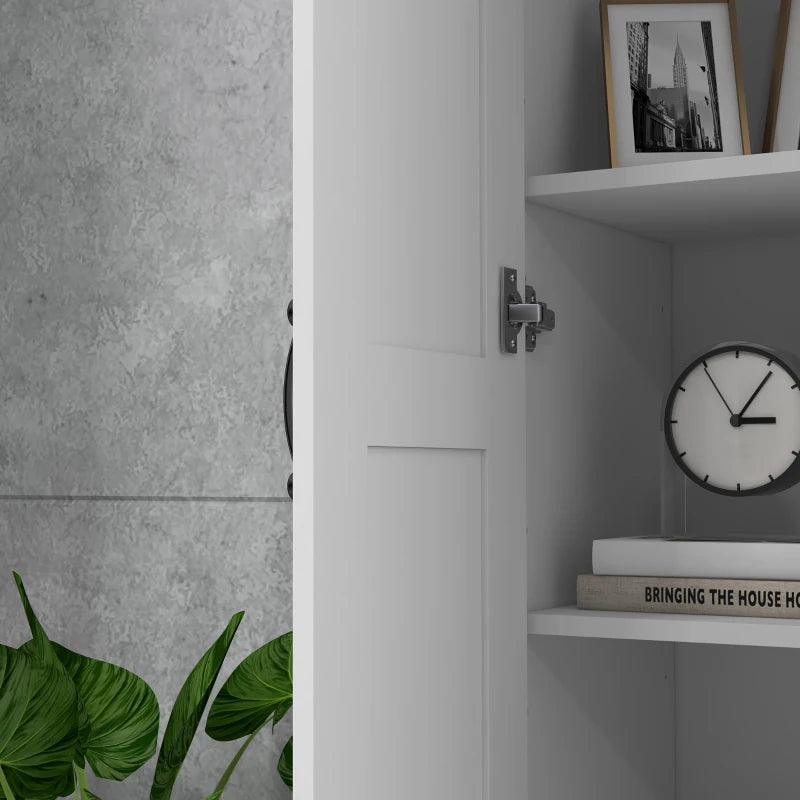 69" Pantry Cabinet with Storage, Kitchen Pantry Storage Cabinet with Soft Close Doors and Adjustable Shelves, White