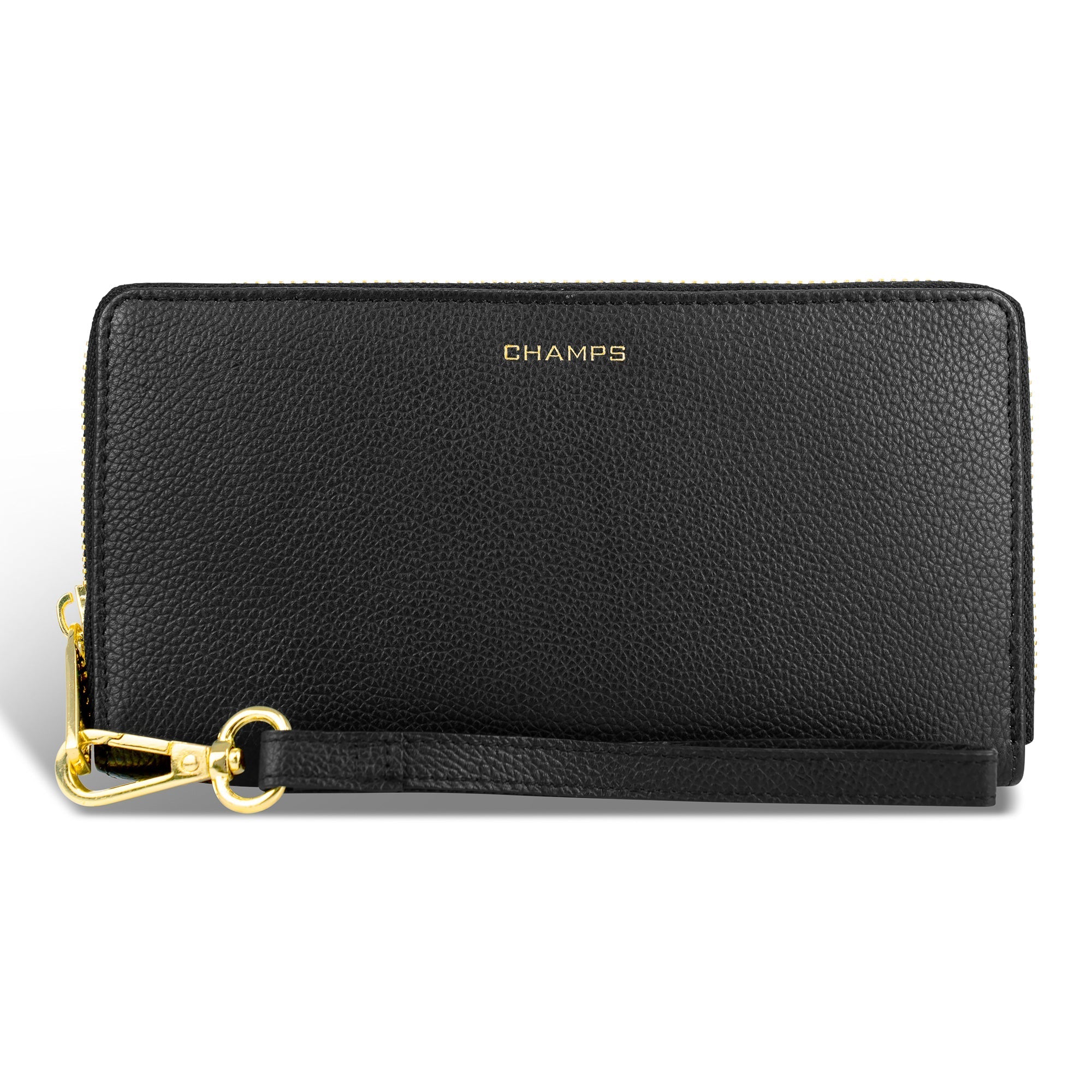 Gala / Leather Zip-Clutch Wallet 