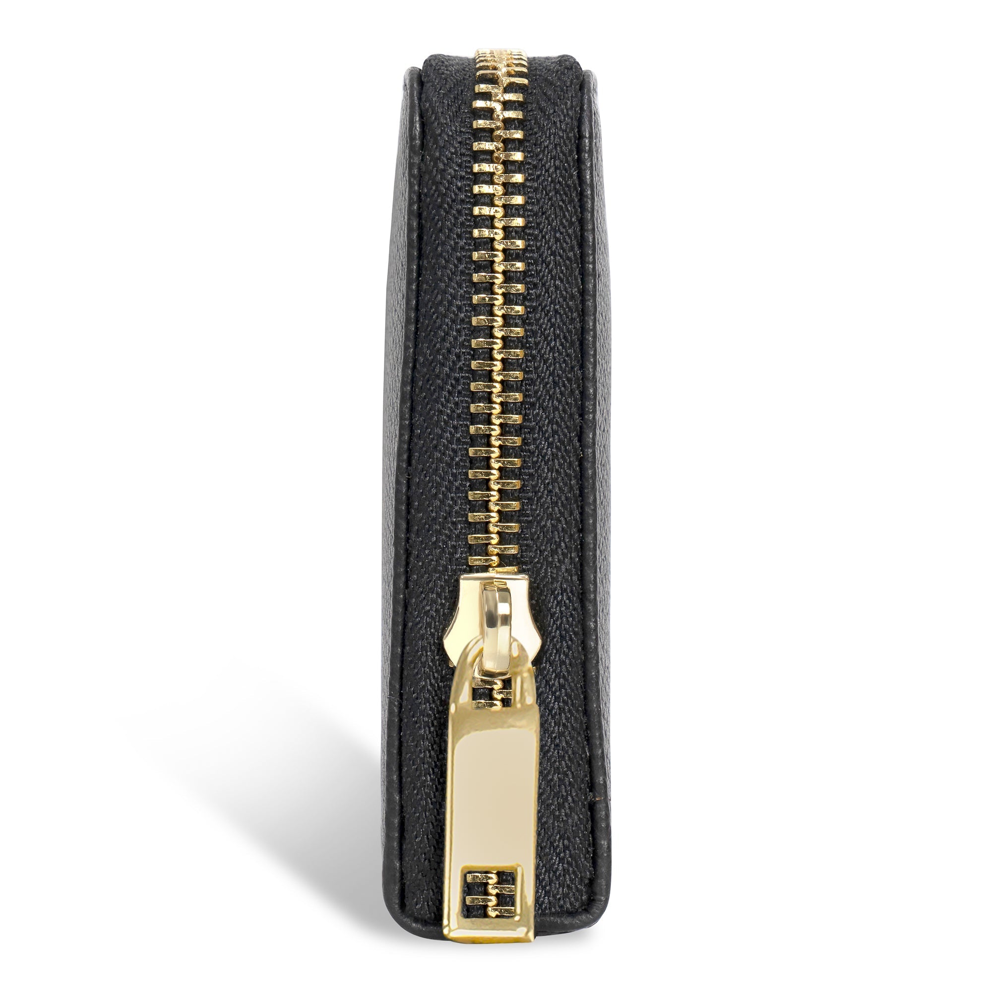 Gala / Leather Zip-Clutch Wallet 