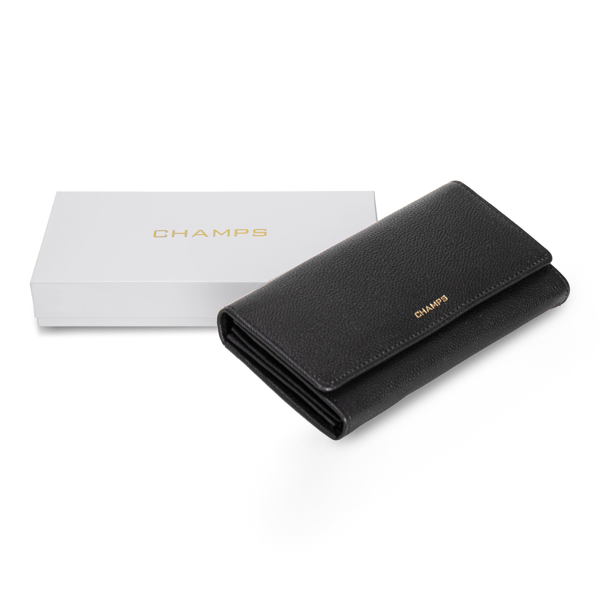 Gala / Leather Flap-Clutch Wallet 