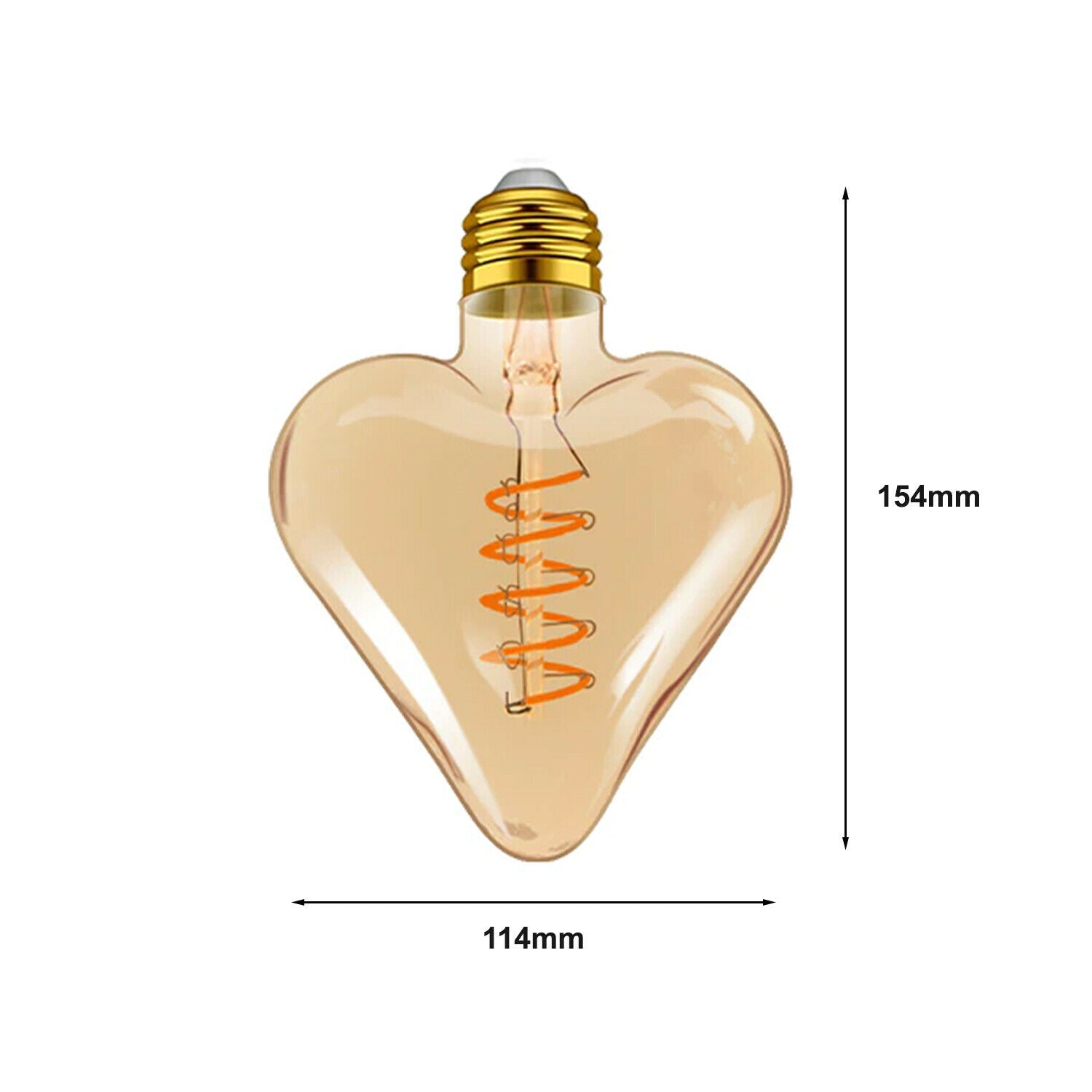 LED Bulbs 4W Decorative Light Bulbs E26 LED Filament Bulb Edison Lights~1158