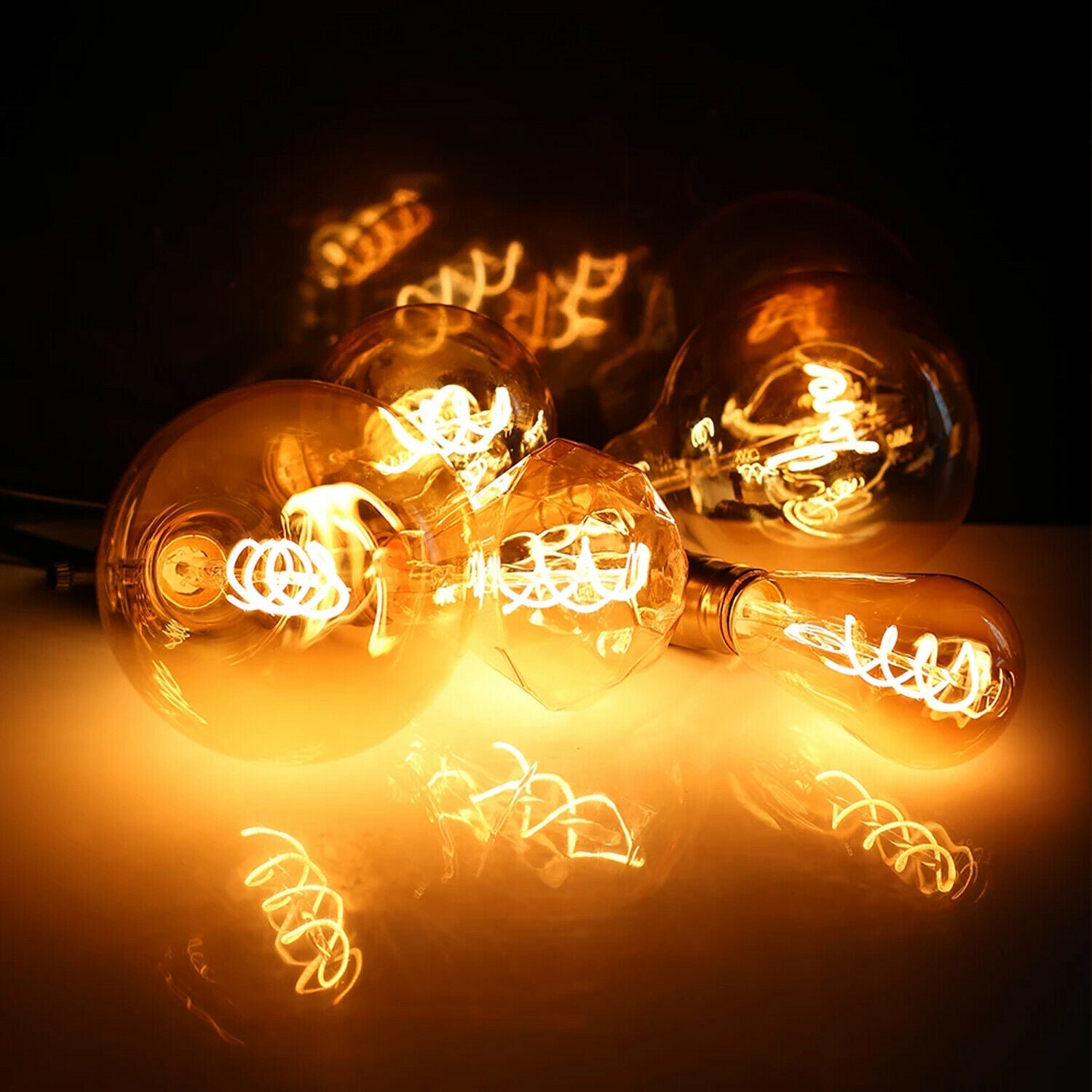 LED Bulbs 4W Decorative Light Bulbs E26 LED Filament Bulb Edison Lights~1158