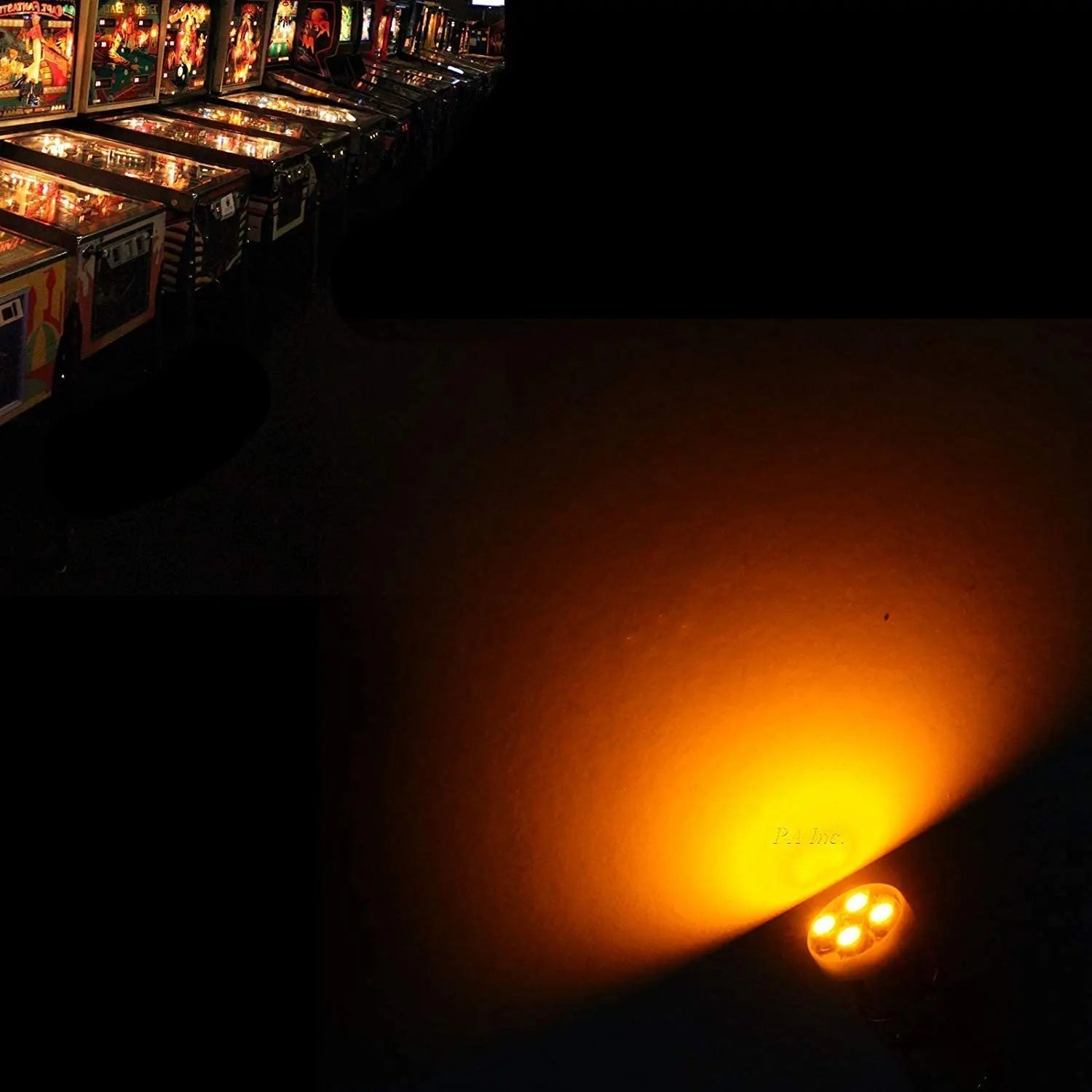 LED Bayonet Arcade Pinball Machine Light Bulb 4SMD BA9S #1893 #44 #47 #756 #1847 6.3V (10PCS) 