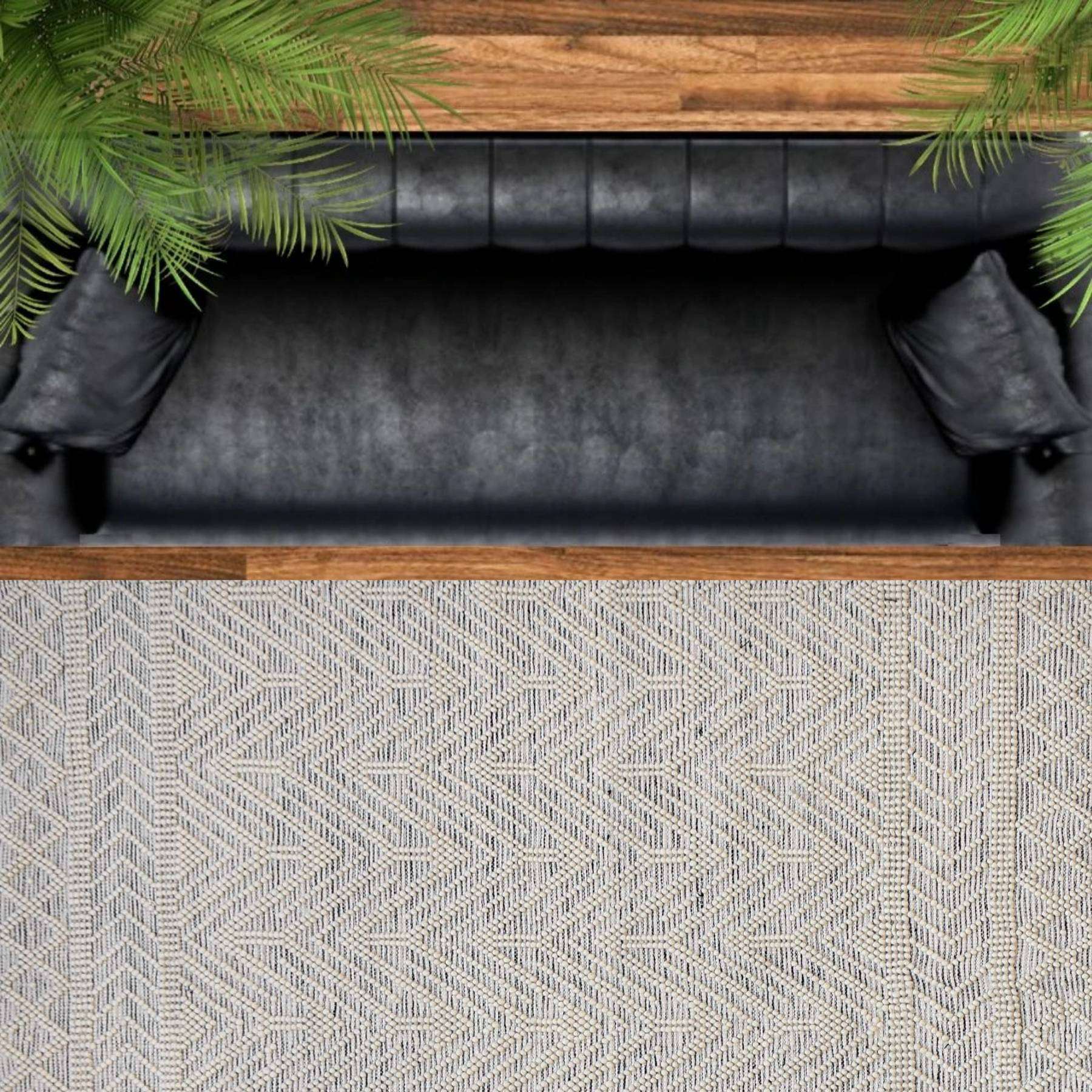 Leda Woven Wool 6X9 Rug 
