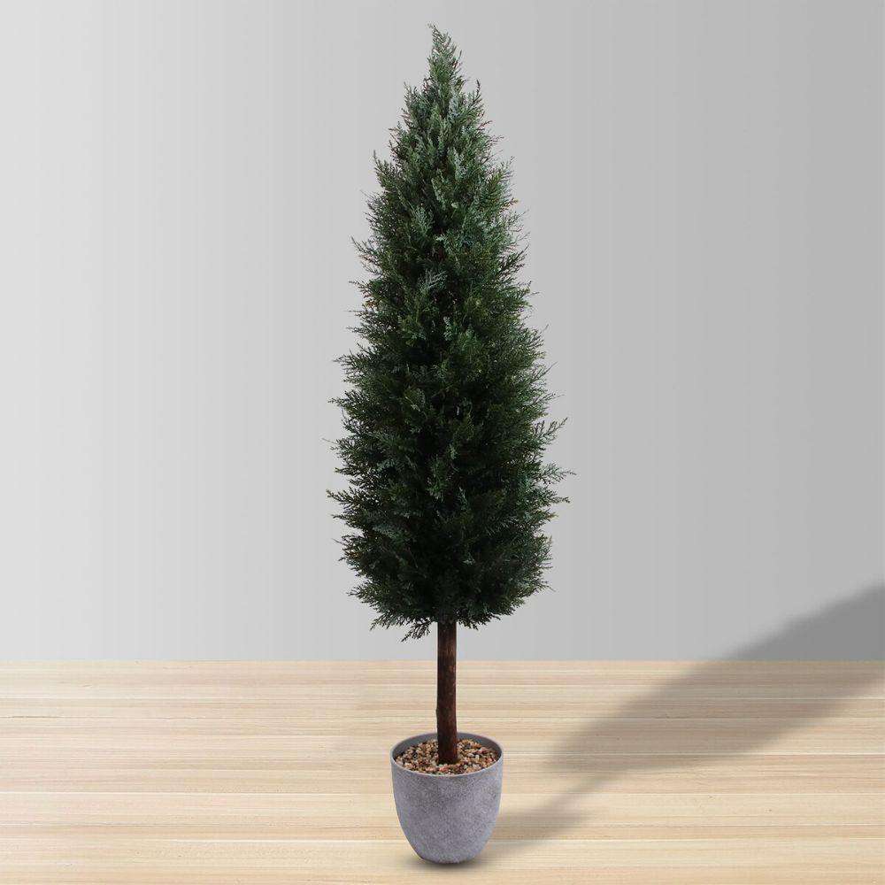 Leeds Faux Potted Cedar Topiary Plant (Multiple Size) 