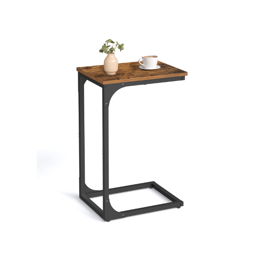 VASAGLE C-Shaped End Table