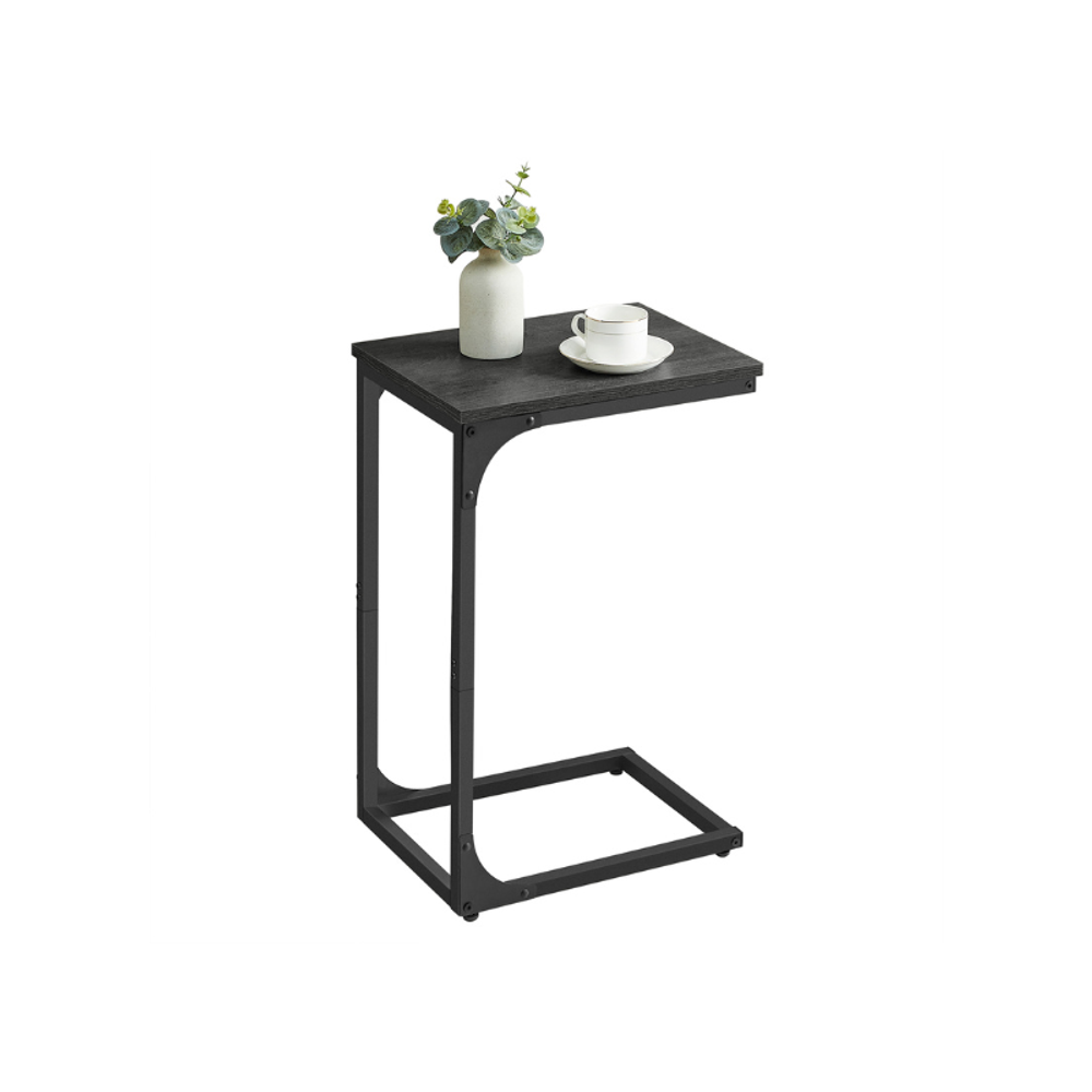VASAGLE C-Shaped End Table