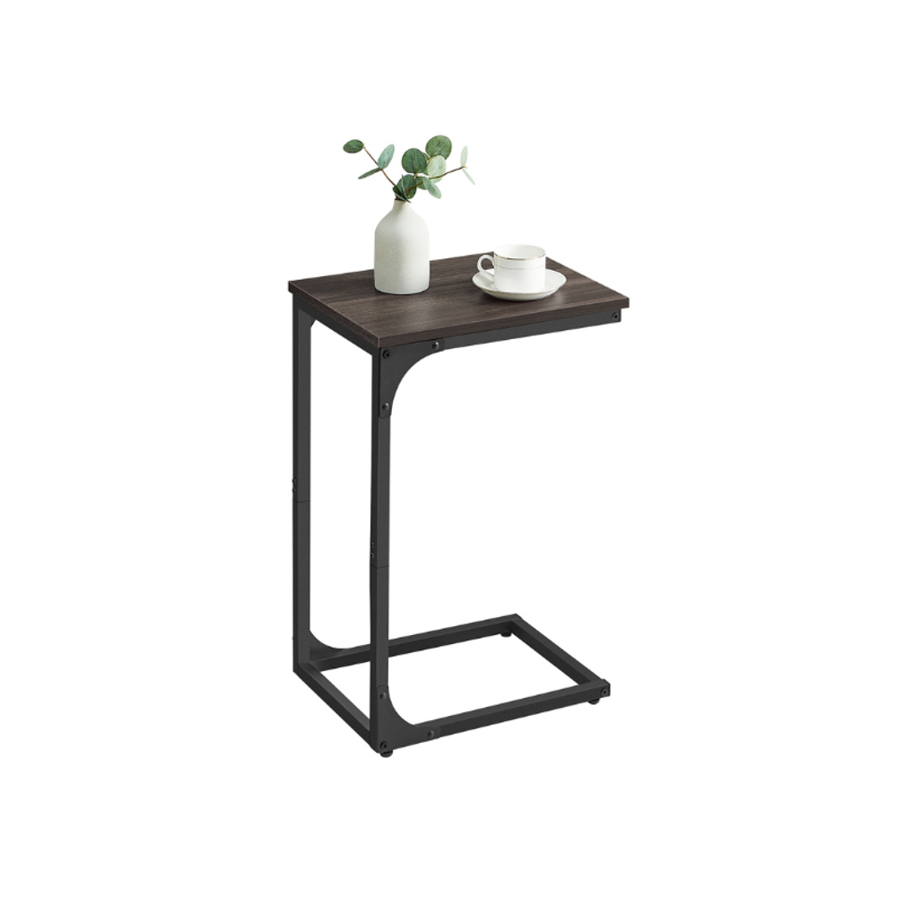 VASAGLE C-Shaped End Table