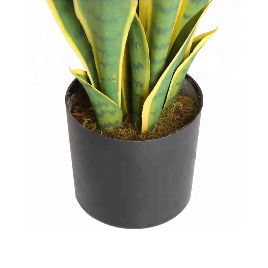 Leti Artificial Snake Sansevieria Potted Plant 21'' 