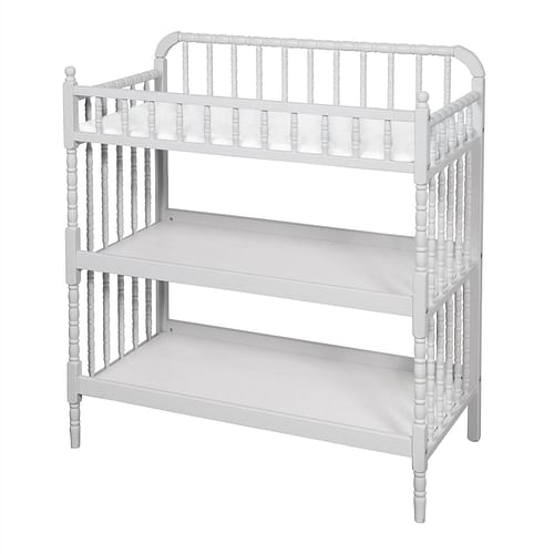 Light Grey Changing Table with 1-inch Waterproof Changing Pad - Free Shipping 