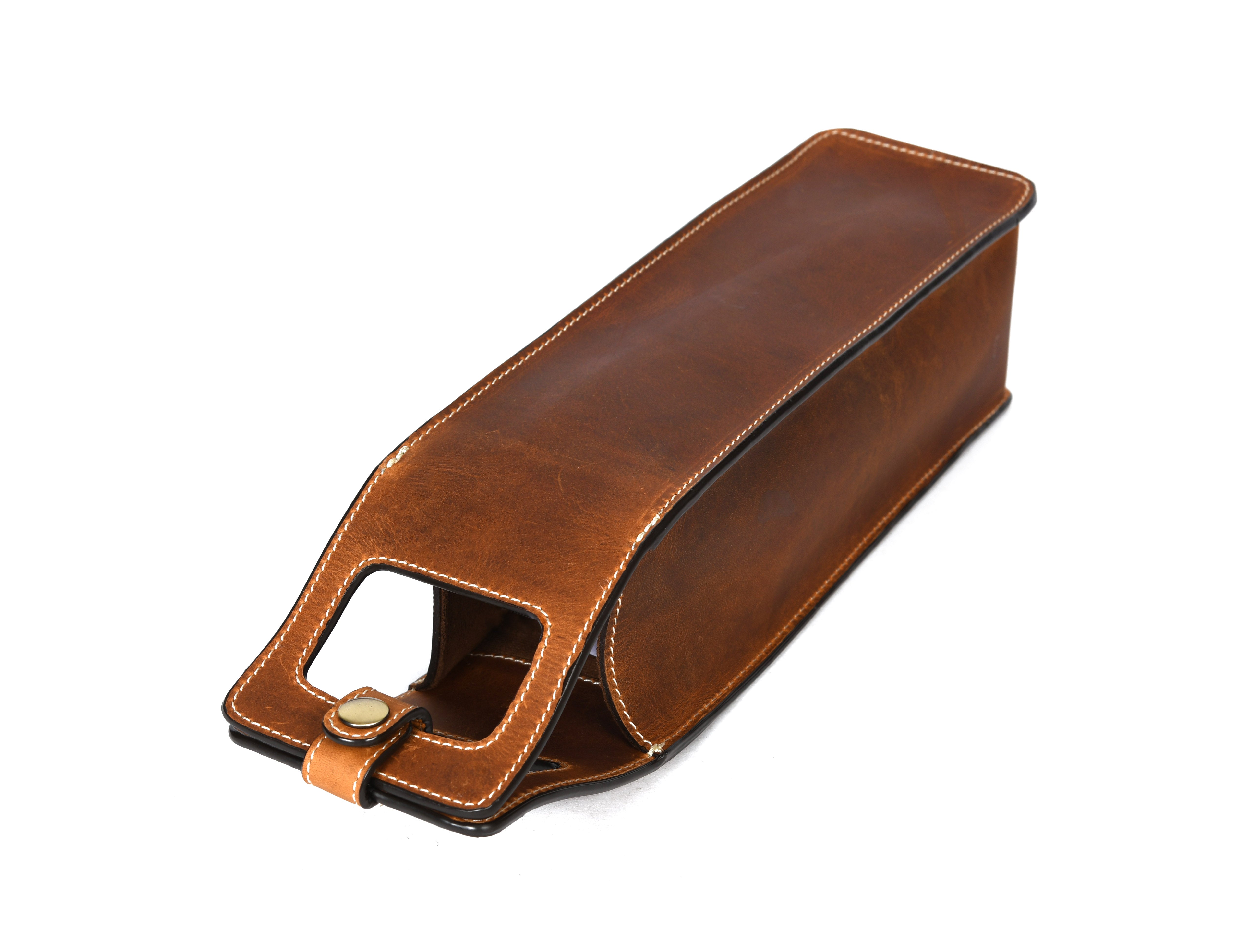 Leather Wine Caddy