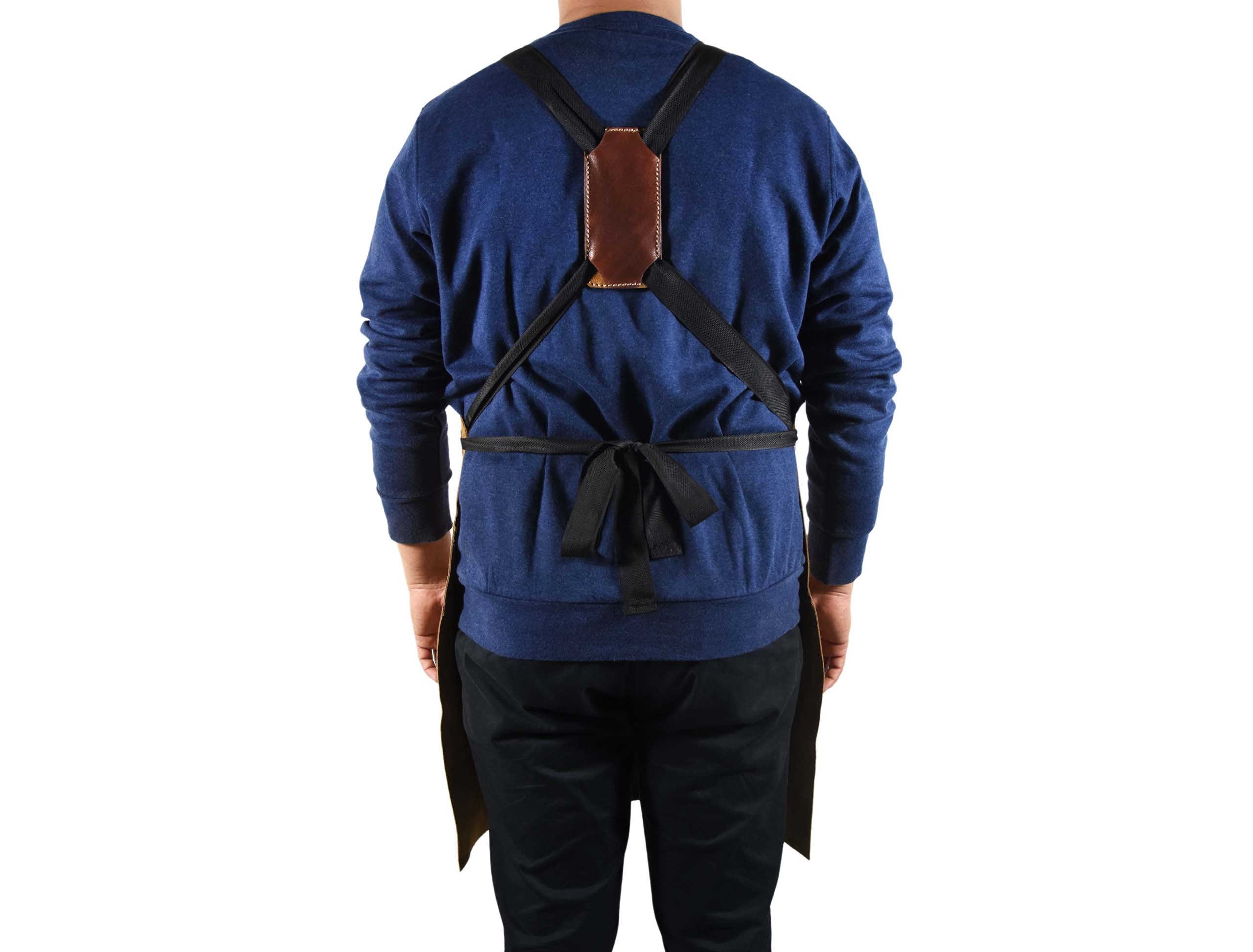 Leather Suede Apron - ( AP - 18 ) Rugged Craft