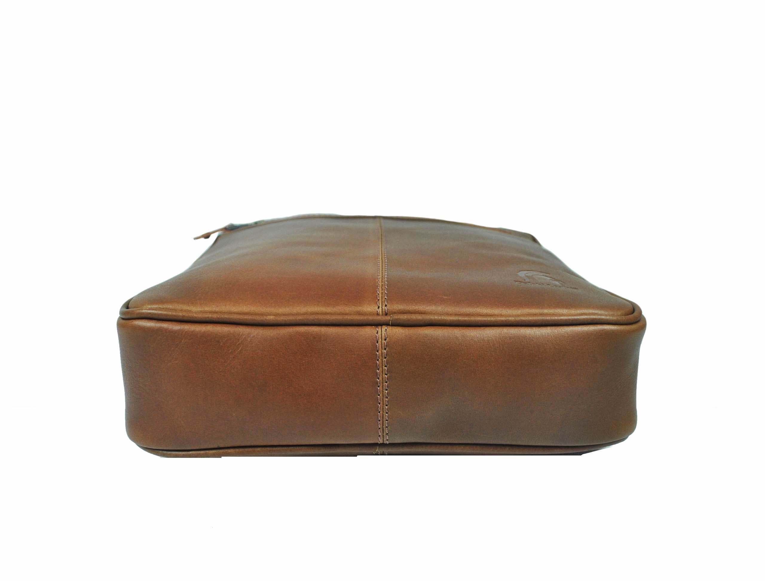 Ottawa Leather Crossbody Messenger Bag