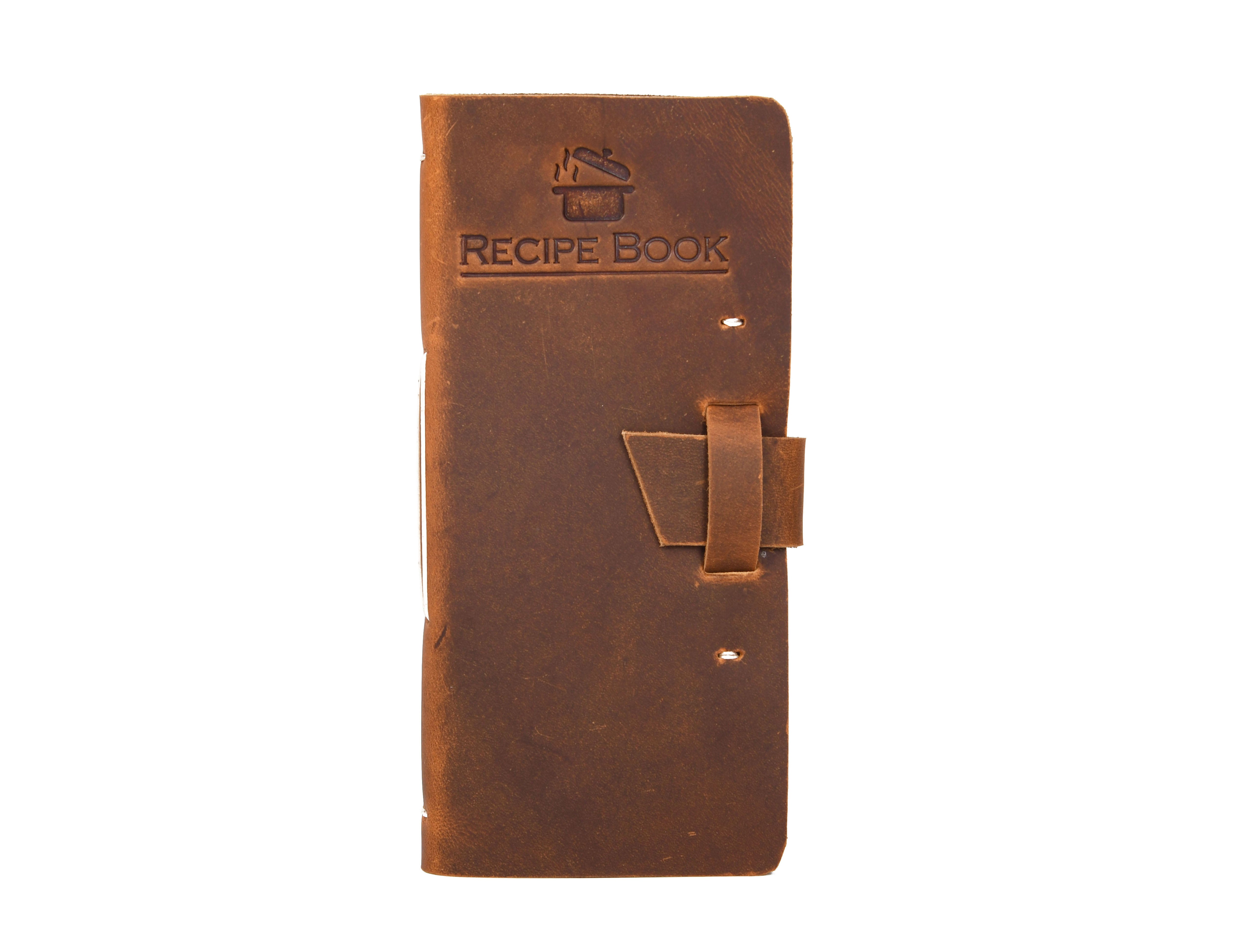 Genuine Leather Recipe Logbook
