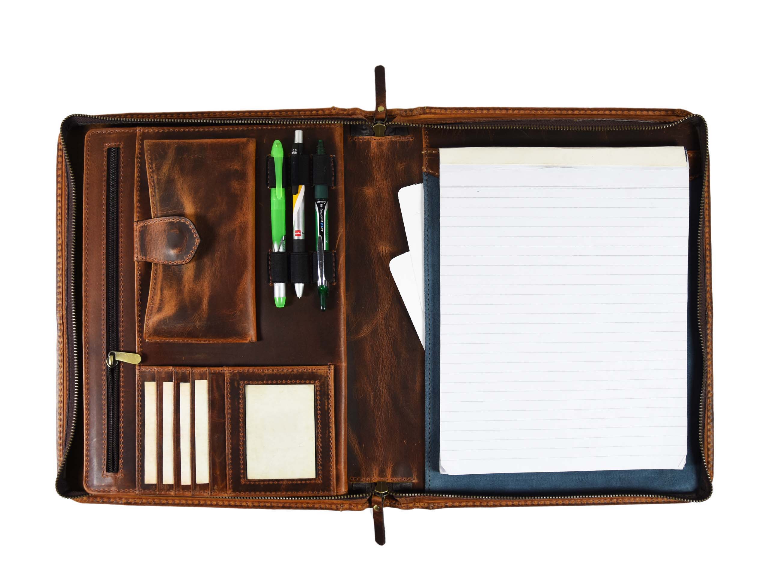 Perth Leather Travel Organizer