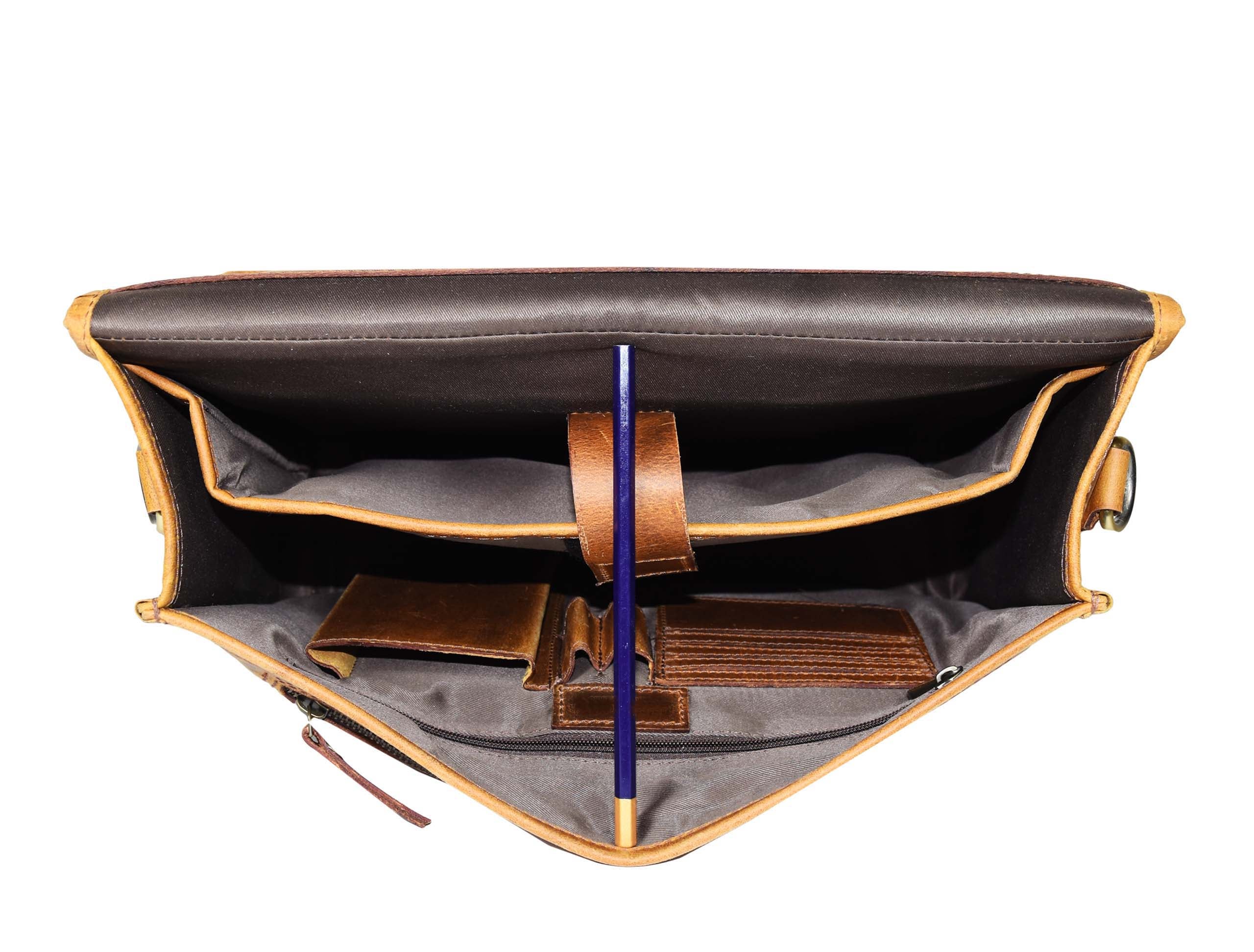 Fresno Leather Portfolio Bag