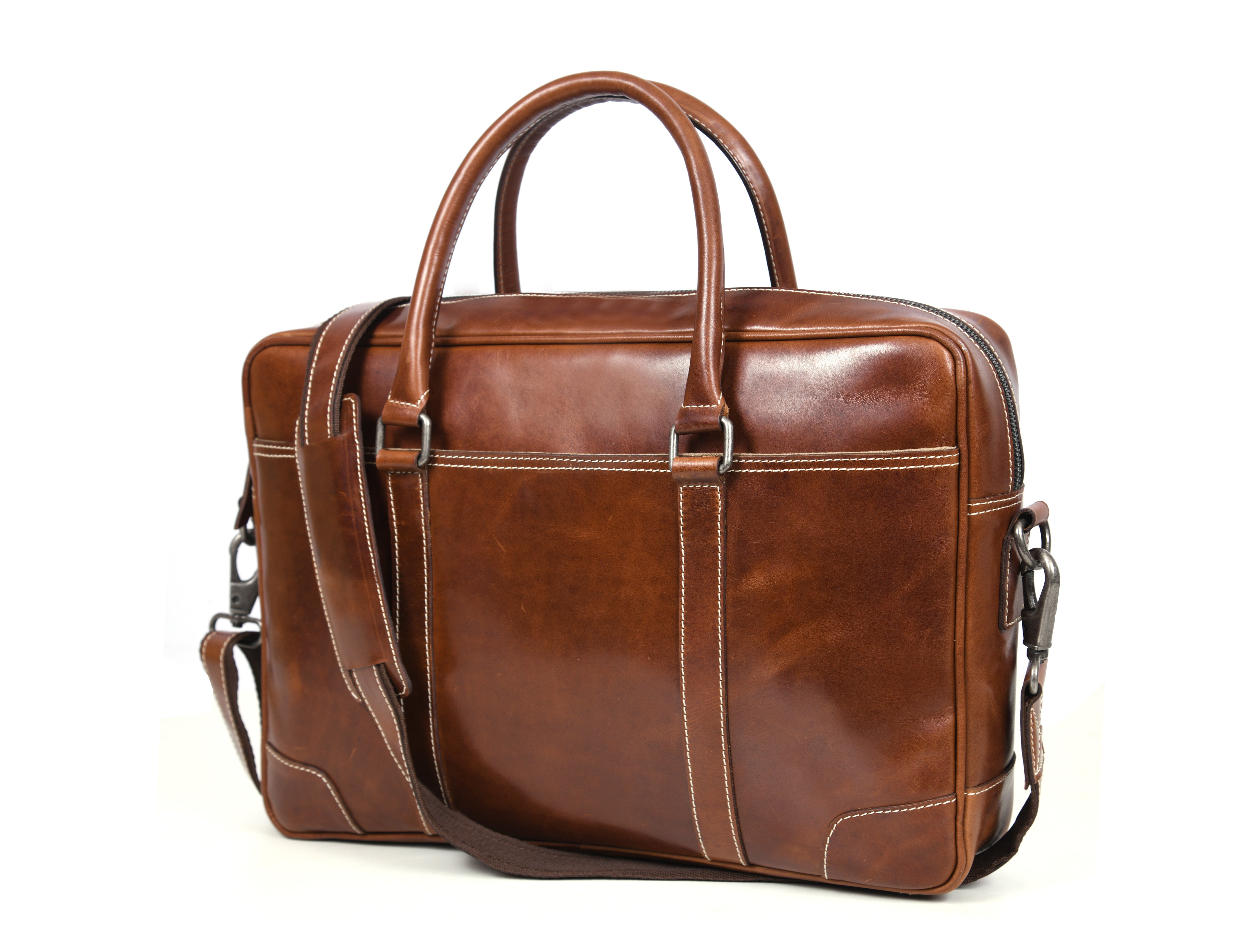 Hayward 17" Leather Office Bag