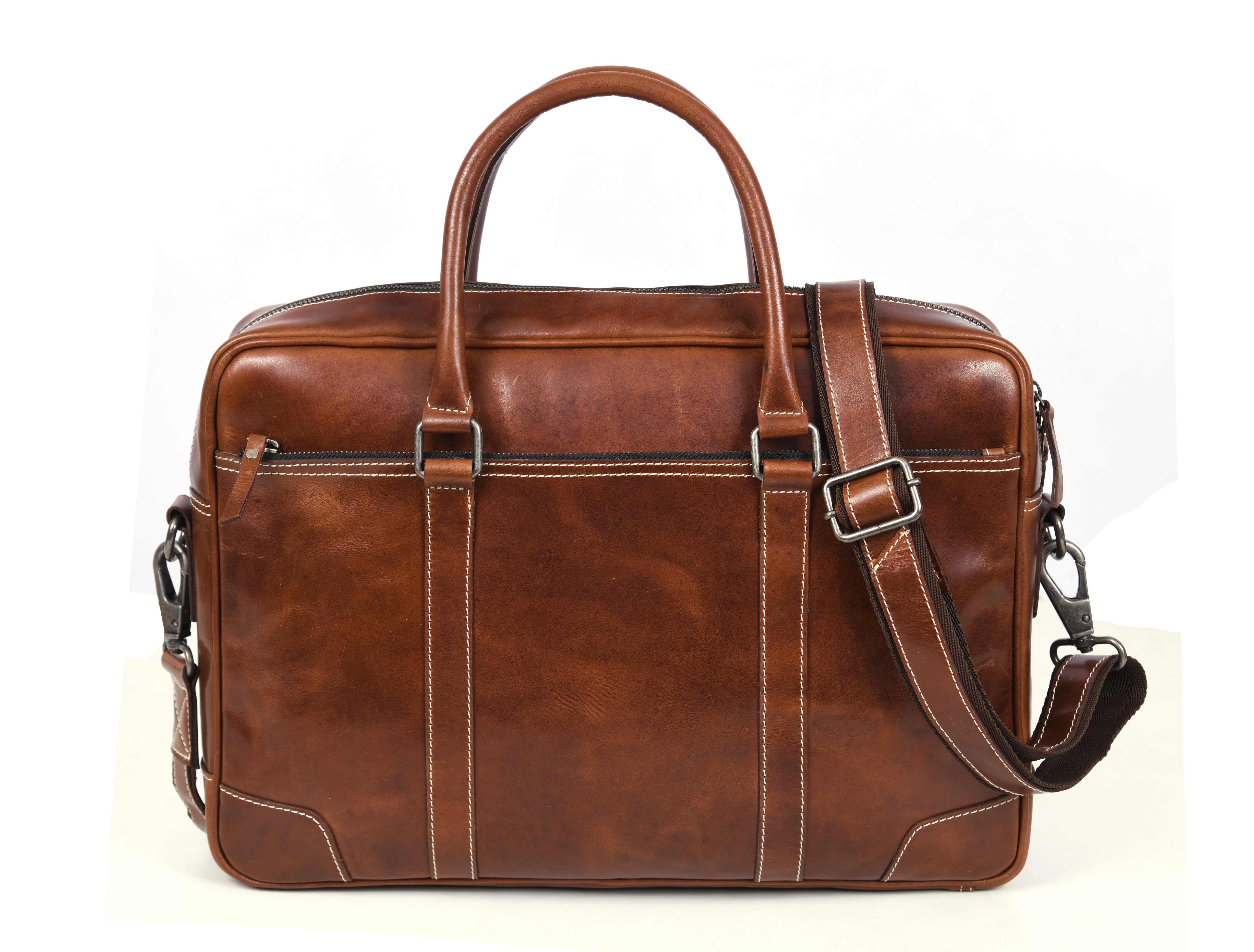 Hayward 17" Leather Office Bag
