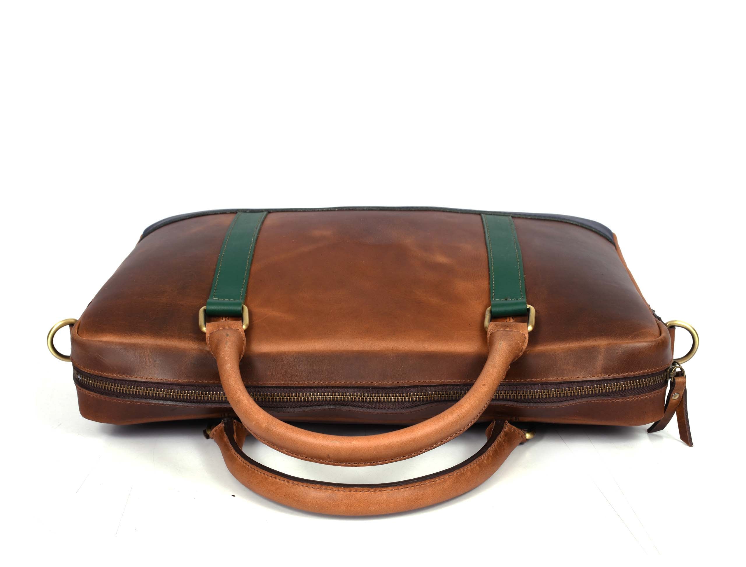 Tolredo Leather Office Bag – Premium Cowhide Craftsmanship