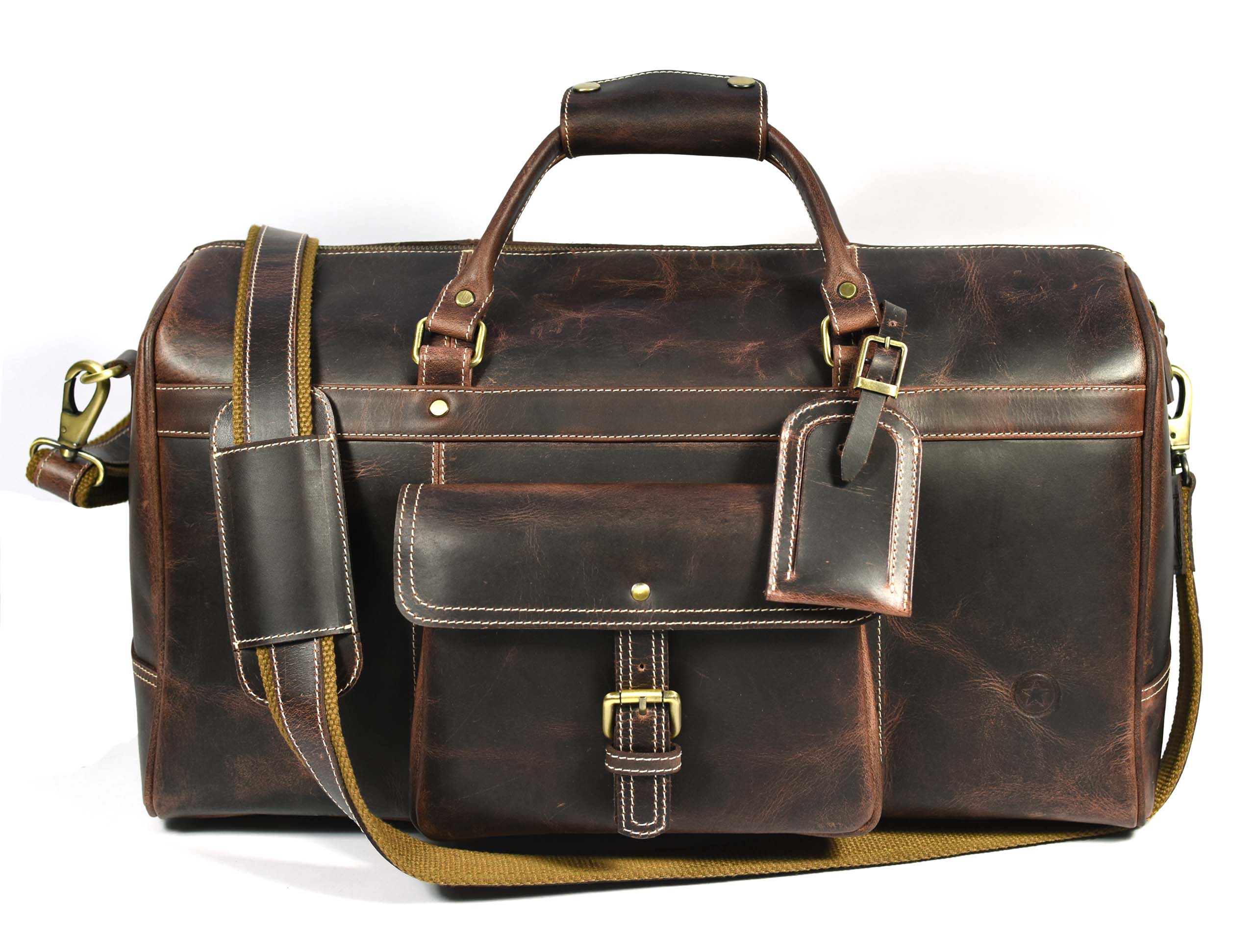 Dawson Leather Travel Bag – Crafted for Timeless Journeys