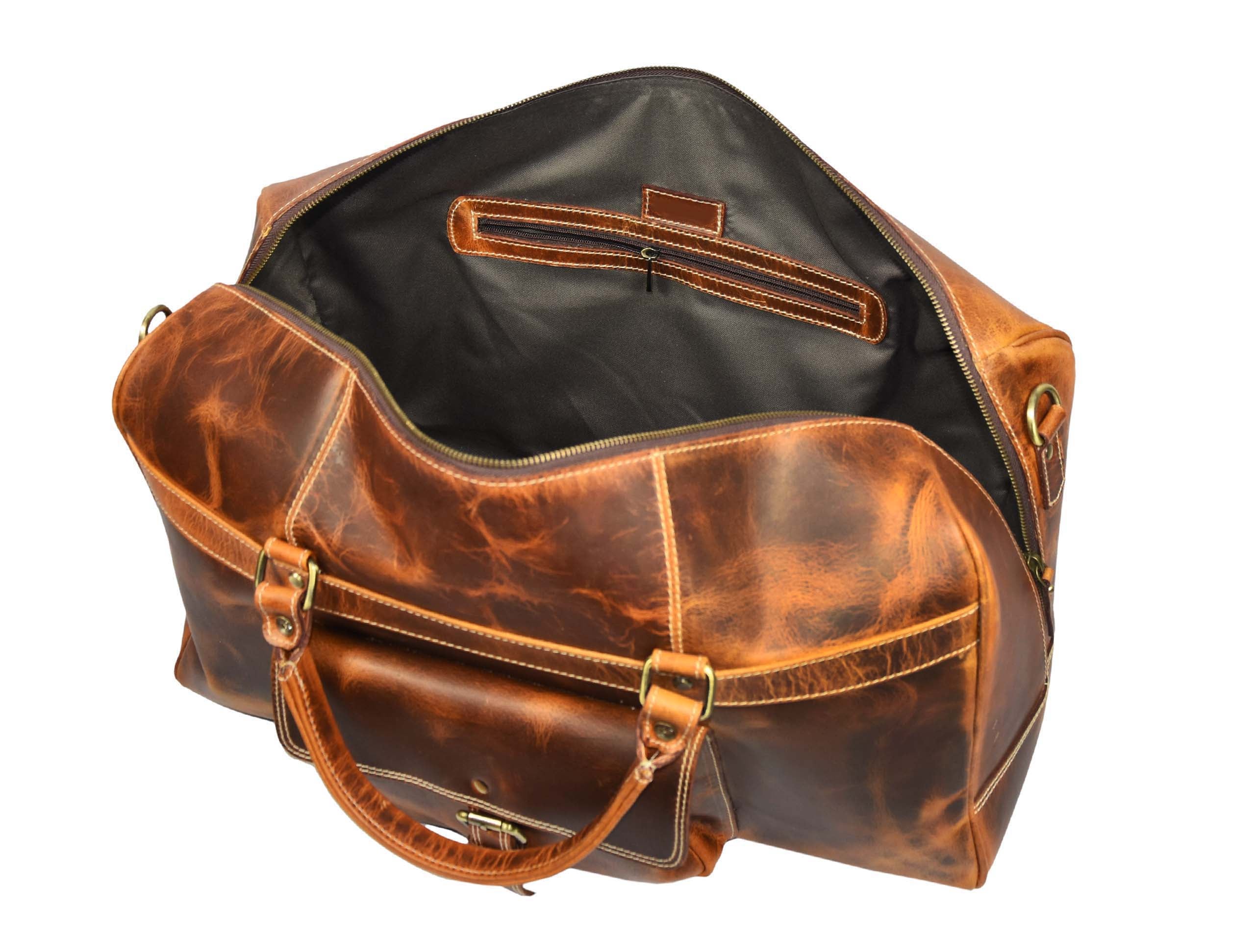 Dawson Leather Travel Bag – Crafted for Timeless Journeys