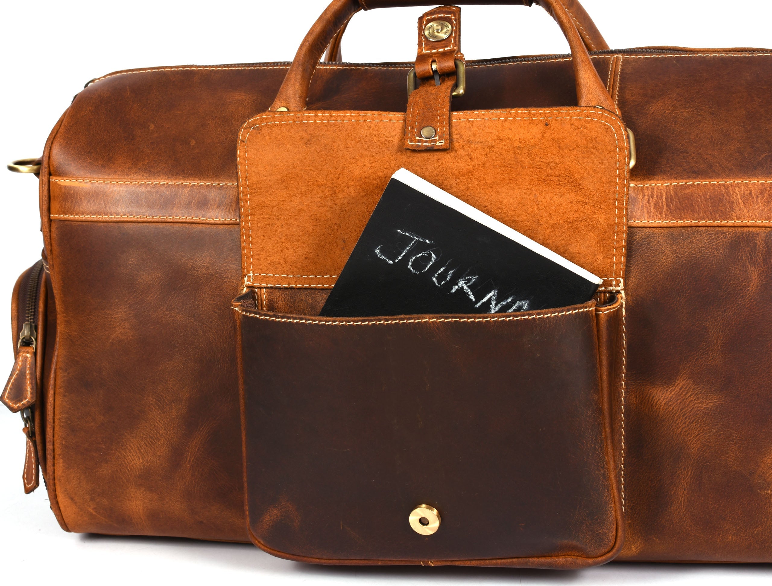 Souris Leather Travel Bag